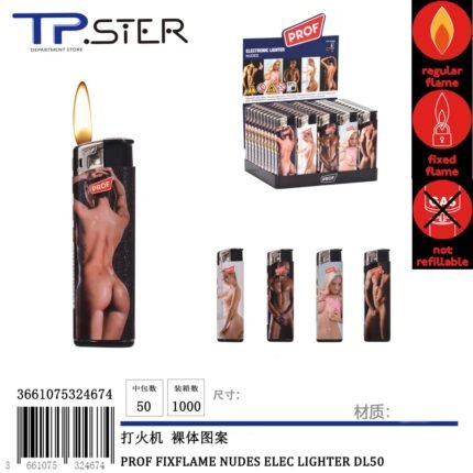 PROF FIXFLAME NUDES ELEC LIGHTER DL50