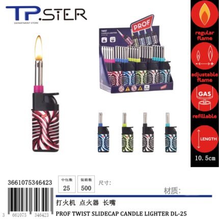 PROF TWIST SLIDECAP CANDLE LIGHTER DL-25