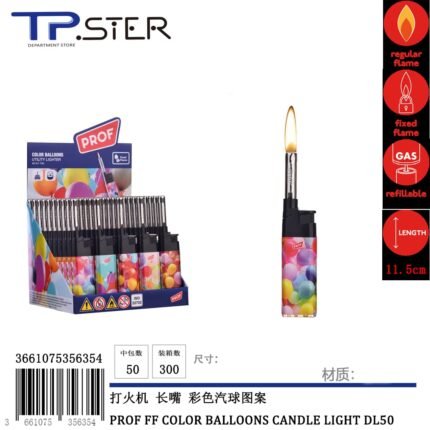 PROF FF COLOR BALLOONS CANDLE LIGHT DL50