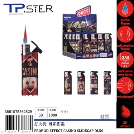 PROF 3D EFFECT CASINO SLIDECAP DL50