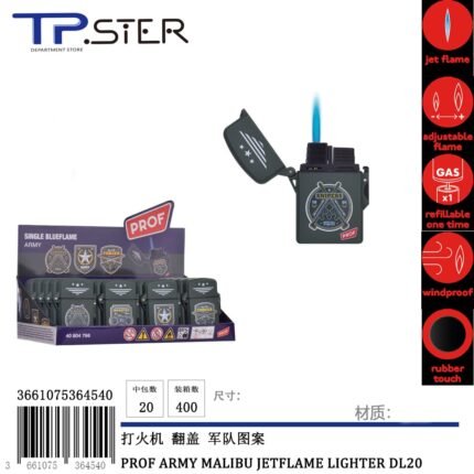 PROF ARMY MALIBU JETFLAME LIGHTER DL20