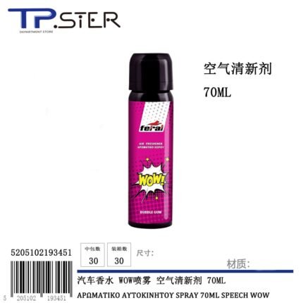 ΑΡΩΜΑΤΙΚΟ ΑΥΤΟΚΙΝΗΤΟΥ SPRAY 70ML SPEECH WOW