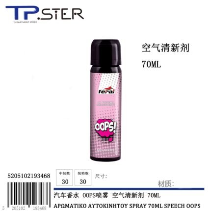 ΑΡΩΜΑΤΙΚΟ ΑΥΤΟΚΙΝΗΤΟΥ SPRAY 70ML SPEECH OOPS