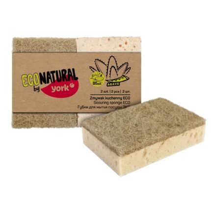 ΣΦΟΥΓΓΑΡΙ ΠΙΑΤΩΝ ΣΕΤ 2ΤΕΜ 10*7CM ECO NATURAL NO 030200