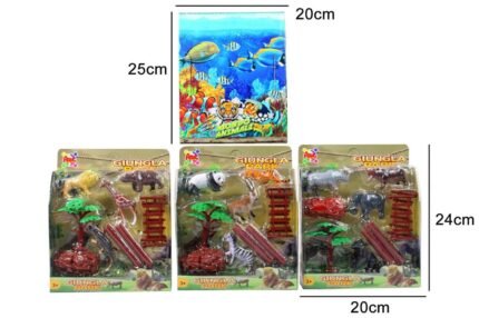 SET ANIMALI WILD 3 ASS.