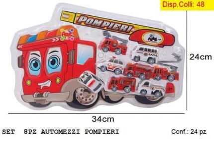 SET 8PZ AUTOMEZZI POMPIERI