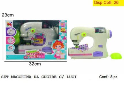 SET MACCHINA DA CUCIRE C/ LUCI