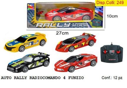 AUTO RALLY RADIOCOMANDO 4 FUNZIO