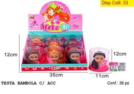 TESTA BAMBOLA C/ ACC