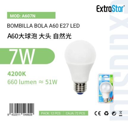 ΛΑΜΠΤΗΡAΣ LED 7W E27