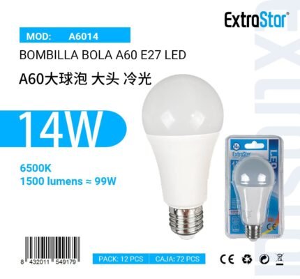 ΛΑΜΠΤΗΡAΣ LED A6014W