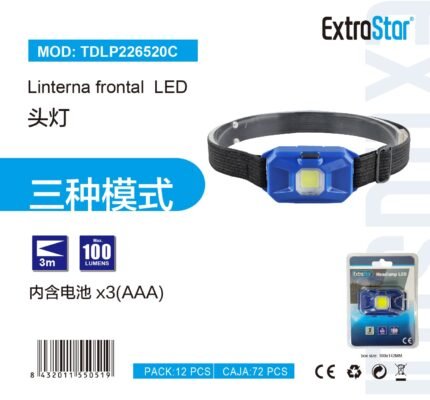 ΦΑΚΟΣ ΚΕΦΑΛΗΣ 100 LED ΜΕ 3 ΛΕΙΤΟΥΡΓΙΕΣ IP20