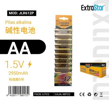 ΑΛΚΑΛΙΚΕΣ ΜΠΑΤΑΡΙΕΣ AA LR612P 1.5V 12PCS