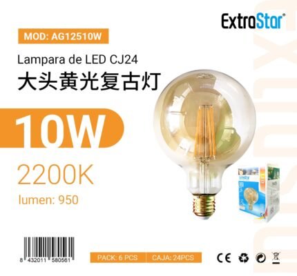 LAMPARA DE LED 10W 2200KCJ24
