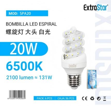 ΛΑΜΠΤΗΡΑΣ LED 20W E27 ΜΕ ΨΥΧΡΟ ΦΩΣ