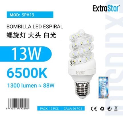 ΛΑΜΠΤΗΡΑΣ LED 13W E27 ΜΕ ΨΥΧΡΟ ΦΩΣ