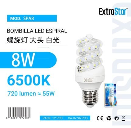 ΛΑΜΠΤΗΡΑΣ LED E27 8W