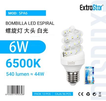 ΛΑΜΠΤΗΡΑΣ LED 6W E27 COLD LIGHT