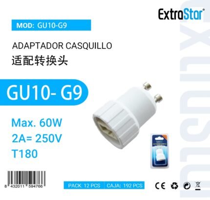 ΝΤΟΥΙ ΡΕΥΜΑΤΟΣ ΑΝΤΑΠΤΟΡΑΣ GU10 - G9 CJ192
