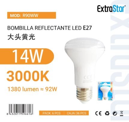 ΛΑΜΠΤΗΡΑΣ LED 10W E27 NATURAL LIGHT