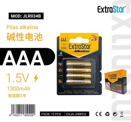 ΑΛΚΑΛΙΚΕΣ ΜΠΑΤΑΡΙΕΣ AAA LR03-4B 1.5V 4PCS
