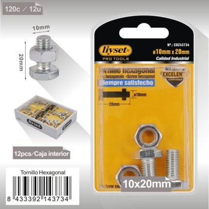 ΕΞΑΓΩΝΗ ΒΙΔΑ ΜΕ ΠΑΞΙΜΑΔ 10*20MM