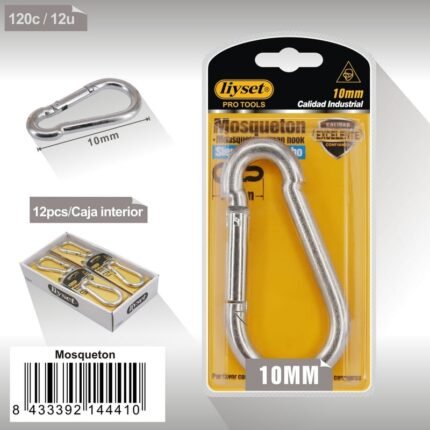 ΑΛΟΥΜΙΝΕΝΙΟΙ ΓΑΝΤΖΟΙ ΑΣΦΑΛΕΙΑΣ 10MM