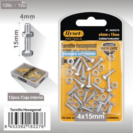 ΕΞΑΓΩΝΗ ΒΙΔΑ 4*15MM