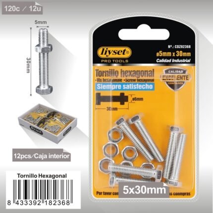 ΕΞΑΓΩΝΗ ΒΙΔΑ 5*30MM