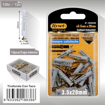 ΒΙΔΕΣ ΞΥΛΟΥ ΜΕ ΟΥΠΑΤ 3.5*20MM