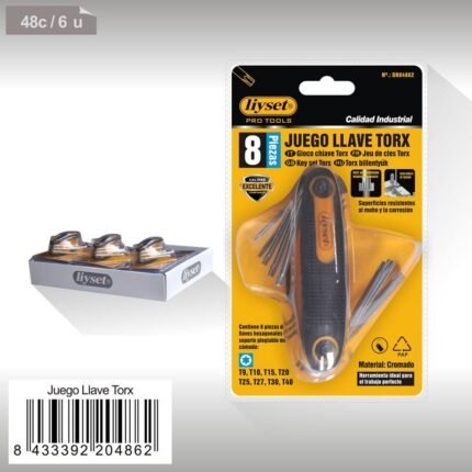 ΣΕΤ ΚΛΕΙΔΙΩΝ TORX 8KOMMM 04862
