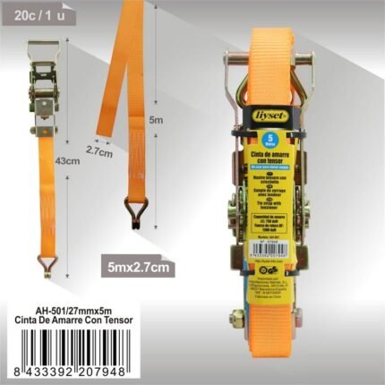 TENSORES DE CARGA CON CINTA PLANA AJUSTABLE AH-501 5
