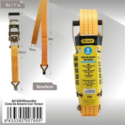 TENSORES DE CARGA CON CINTA PLANA AJUSTABLE AH-026 8