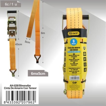 TENSORES DE CARGA CON CINTA PLANA AJUSTABLE AH-026 6