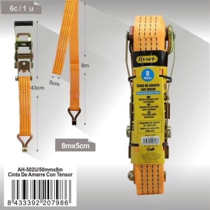 TENSORES DE CARGA CON CINTA PLANA AJUSTABLE AH-502U 8