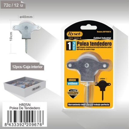 POLEA DE TENDEDERO HR05N40