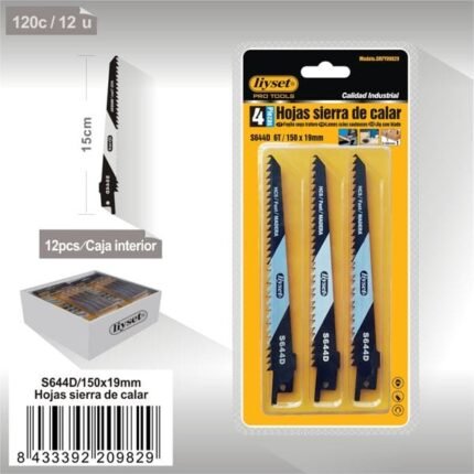 HOJA DE SIERR S644D 3PCS150MMX19MM/6