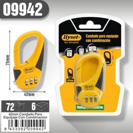 CANDADO PARA EQUIPAJE CON COMBINACI N 805442MM