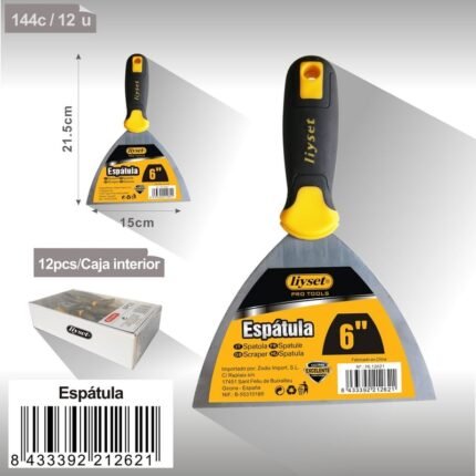 ESPATULA CON MANGO DE PLASTICO 6