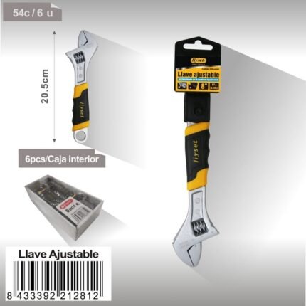 LLAVE AJUSTABLE 8