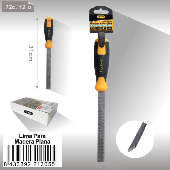 LIMA PARA MADERA PLANA 8 - Image 1