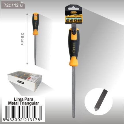 LIMA PARA METAL TRIANGULAR 10
