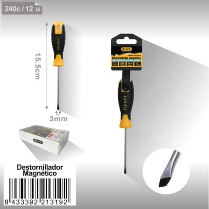 DESTORNILLADOR MAGNETICO 3x75mm
