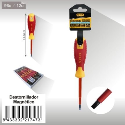DESTORNILLADOR MAGNETICO PLANO VDE8.0*1.6*175MM