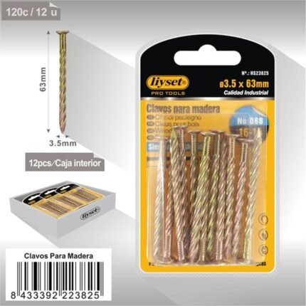 CLAVOS PARA MADERA 3.5*63MM