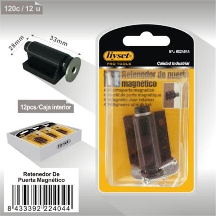 RETENEDOR DE PUERTA MAGNETICO 28*33MM