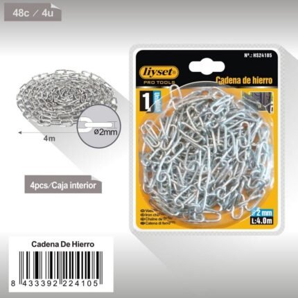 CADENA DE HIERRO 2MMX4.0M