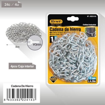 CADENA DE HIERRO 3MMX4.0M