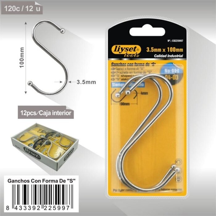 GANCHOS CON FORMA S 2PCS S4099-04-03 - Image 1