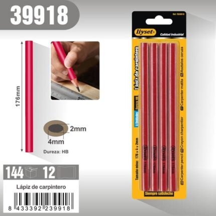 LAPIZ DE CARPINTERO 4PCS7